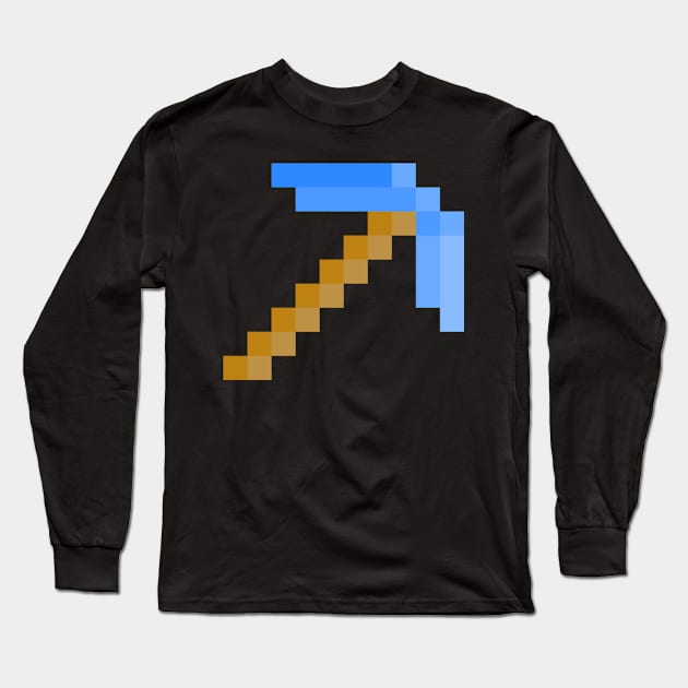 pickaxe diamond Long Sleeve T-Shirt by Mamon